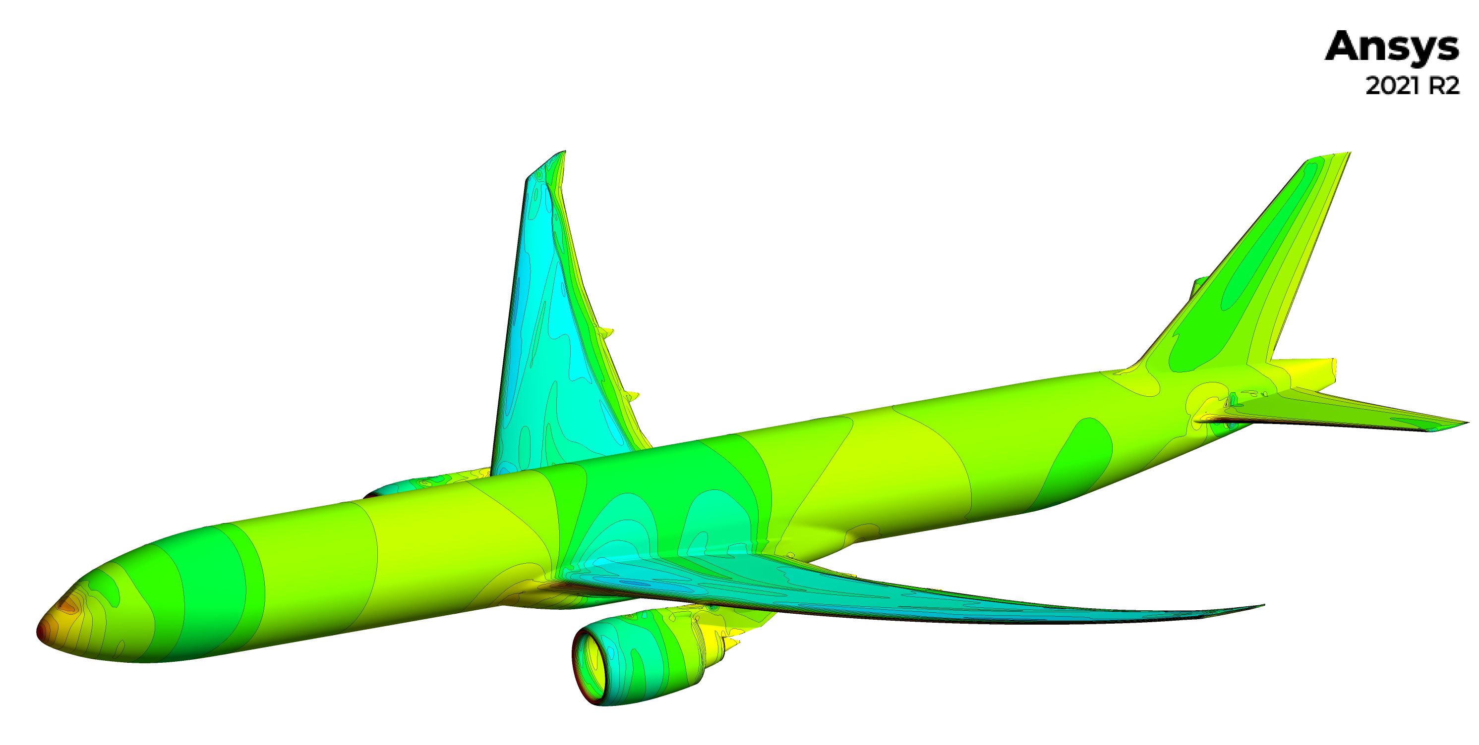CFD calculation applied to the B777
